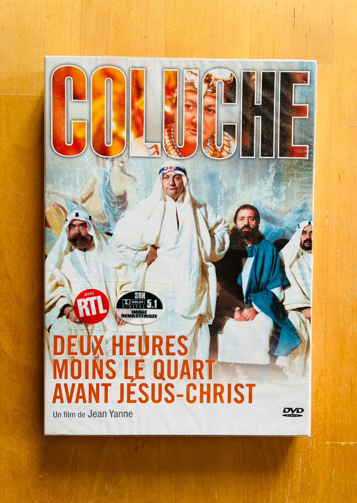 DVD Deux heures moins le quart avant Jesus Christ Coluche.